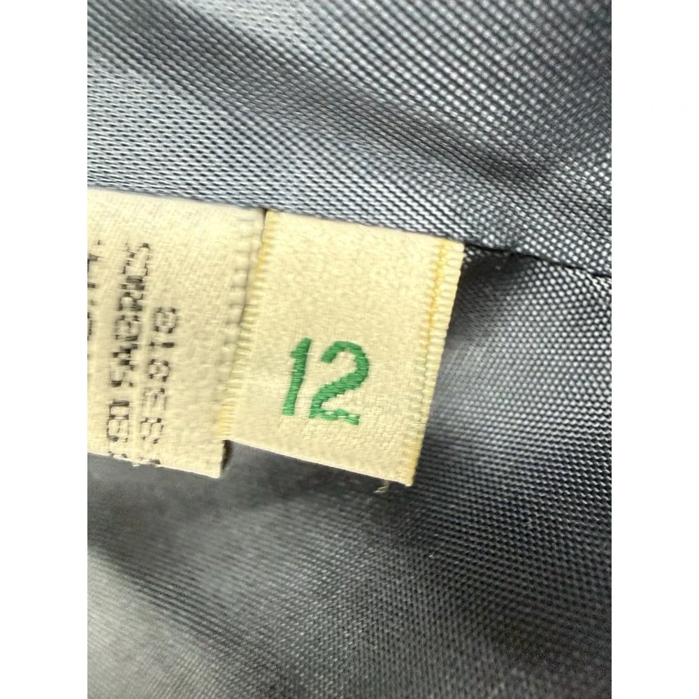 Austin Reed Double Breasted Blue Houndstooth Blazer Size 12 USA